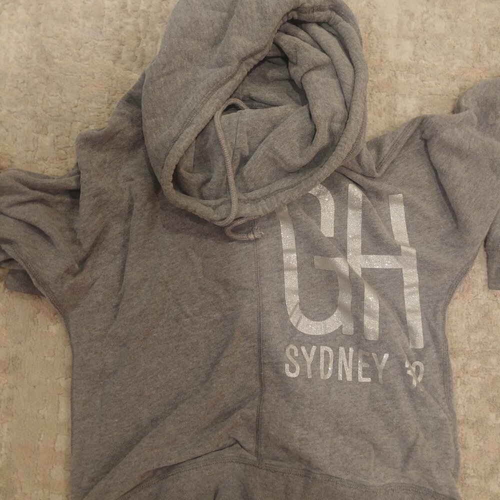 Y2K Gilly Hicks Gray hoodie size small